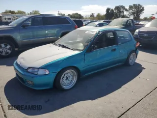 1992 Honda Civic z VIN 2HGEH2365NH505112, wystawiony jako Copart lot #70607294 z przebiegiem 239 095 mil mil oraz Szkoda całkowita • Salvage title. Historia ofert i sprzedaży dostępna na DreamBid. Obrazek 1.