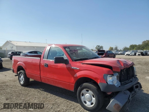 2009 Ford F-150 XL with VIN 1FTRF12879KB32799, listed as a Copart auction lot 74045994 with 131,922 mi miles and Salvage Title. Bid and sale history available at carsss.com. Image 4.