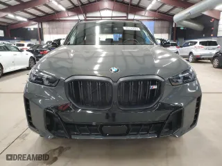 2025 BMW X5 M60i with VIN 5UX33EU06S9W32977, listed as a Copart auction lot 85755824 with 272 mi miles and Salvage Title. Bid and sale history available at carsss.com. Image 5.