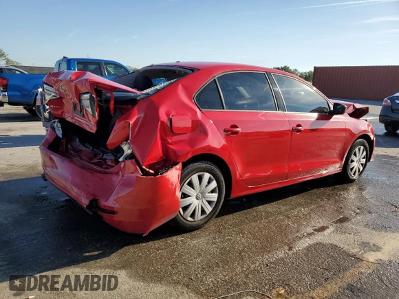 2015 Volkswagen Jetta S with VIN 3VW2K7AJ6FM273689, listed as a Copart auction lot 49807825 with 124,701 mi miles and Salvage title. Bid and sale history available at DreamBid. Image 3.