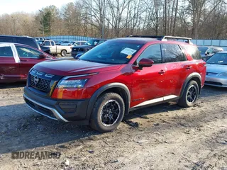 2023 Nissan Pathfinder Rock Creek with VIN 5N1DR3BD2PC201346, listed as a IAAI auction lot 41497308 with 49,827 mi miles and . Bid and sale history available at DreamBid. Image 19.