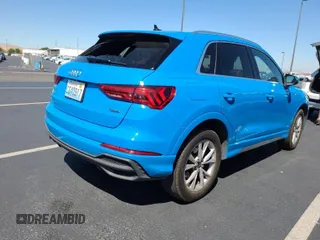 2023 Audi Q3 S line Premium with VIN WA1DECF32P1108964, listed as a IAAI auction lot 42889692 with 54,133 mi miles and . Bid and sale history available at DreamBid. Image 38.