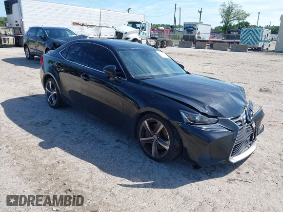 2020 Lexus IS with VIN JTHDA1D29L5107036, listed as a IAAI auction lot 39131147 with 99,738 mi miles. Bid and sale history available at carsss.com. Image 1.