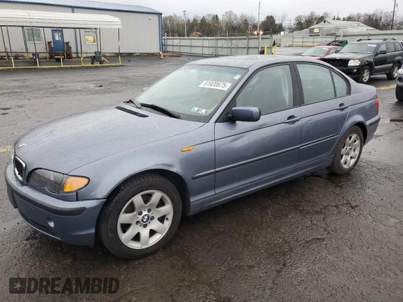 2003 BMW 3 Series 325xi with VIN WBAEU33473PM59075, listed as a Copart auction lot 51920675 with 145,096 mi miles and Salvage Title. Bid and sale history available at carsss.com. Image 1.
