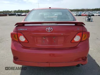 2010 Toyota Corolla with VIN 2T1BU4EE2AC452483, listed as a Copart auction lot 53624035 with 135,375 mi miles and Salvage Title. Bid and sale history available at DreamBid. Image 6.