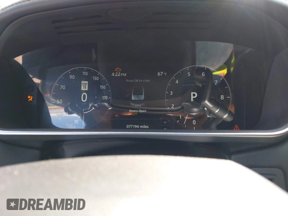 2017 Land Rover Range Rover Sport with VIN SALWR2FE4HA163537, listed as a IAAI auction lot 42530823 with 77,194 mi miles and . Bid and sale history available at DreamBid. Image 7.