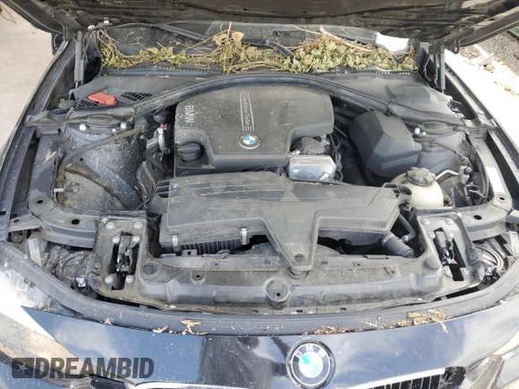 2014 BMW 3 Series 328i with VIN WBA3A5C53EF605081, listed as a Copart auction lot 59578235 with 195,443 mi miles and Salvage title. Bid and sale history available at DreamBid. Image 11.