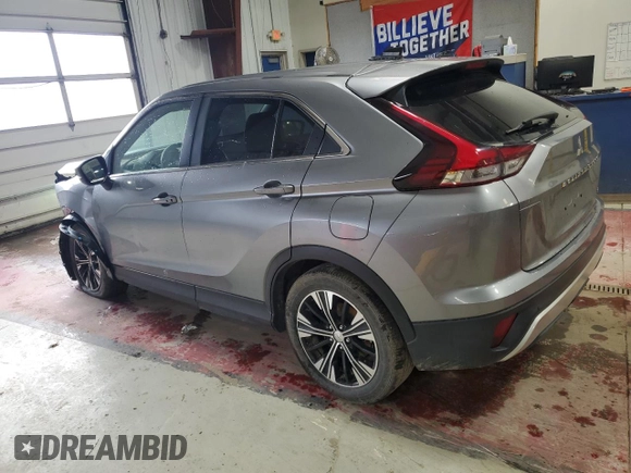2022 Mitsubishi Eclipse Cross SE z VIN JA4ATWAA5NZ000384, wystawiony jako Copart lot #53619155 z przebiegiem 21 931 mil mil oraz Szkoda całkowita • Salvage title. Historia ofert i sprzedaży dostępna na DreamBid. Obrazek 2.