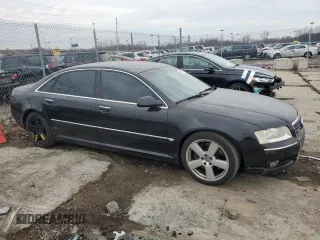 2005 Audi A8 L with VIN WAUML44E65N016605, listed as a Copart auction lot 86596774 with 161,385 mi miles and Clean Title. Bid and sale history available at carsss.com. Image 4.