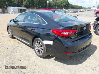 2015 Hyundai Sonata Limited with VIN 5NPE34AF5FH225582, listed as a IAAI auction lot 42155680 with 144,630 mi miles and . Bid and sale history available at carsss.com. Image 3.