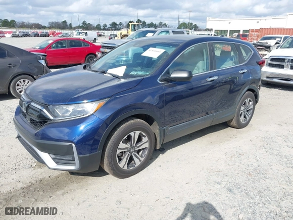 2020 Honda CR-V LX with VIN 5J6RW1H26LL004200, listed as a IAAI auction lot 41560668 with 85,628 mi miles. Bid and sale history available at carsss.com. Image 2.