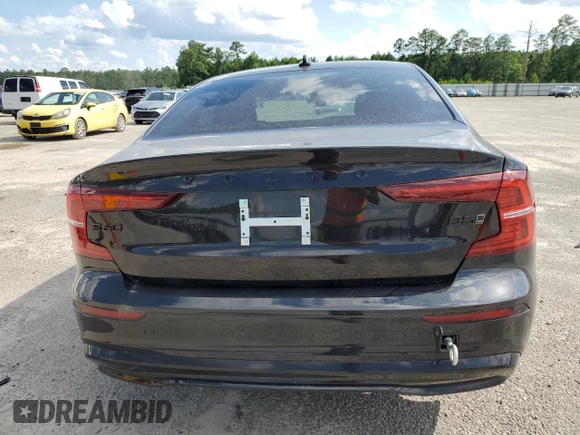 2024 Volvo S60 Plus Black Edition with VIN 7JRL12TH2RG315556, listed as a Copart auction lot 61550335 with 11,061 mi miles and Salvage title. Bid and sale history available at DreamBid. Image 6.