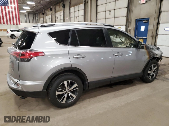2018 Toyota RAV4 XLE with VIN JTMRFREV2JD234942, listed as a Copart auction lot 54136645 with Not Provided miles and Salvage Title. Bid and sale history available at DreamBid. Image 3.