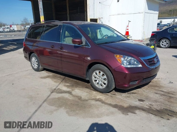 2009 Honda Odyssey EX-L with VIN 5FNRL38619B040594, listed as a IAAI auction lot 42037189 with 189,677 mi miles. Bid and sale history available at carsss.com. Image 1.