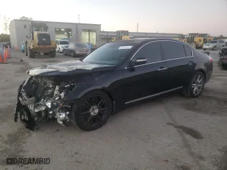 2010 Hyundai Genesis with VIN KMHGC4DF3AU097356, listed as a Copart auction lot 84200944 with 0 mi miles and Salvage Title. Bid and sale history available at carsss.com. Image 1.