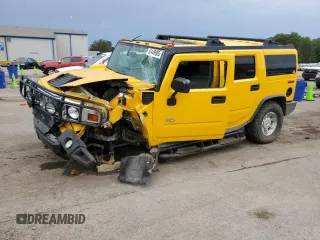 2003 Hummer H2 z VIN 5GRGN23U73H146894, wystawiony jako Copart lot #53449905 z przebiegiem 153 870 mil mil oraz Szkody całkowita. Historia ofert i sprzedaży dostępna na DreamBid. Obrazek 1.