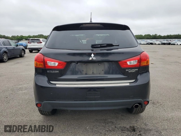 2015 Mitsubishi Outlander SE with VIN 4A4AP4AU2FE042103, listed as a Copart auction lot 64390925 with 48,369 mi miles and Salvage title. Bid and sale history available at DreamBid. Image 6.