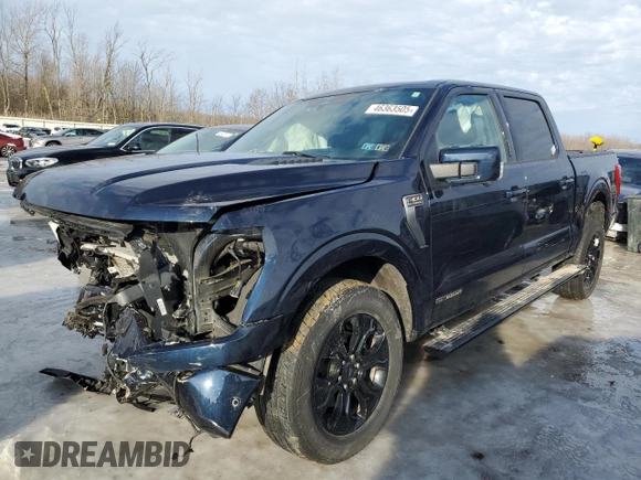 2023 Ford F-150 XL with VIN 1FTFW1ED4PFA07566, listed as a Copart auction lot 46363505 with 23,591 mi miles and Salvage Title. Bid and sale history available at carsss.com. Image 1.