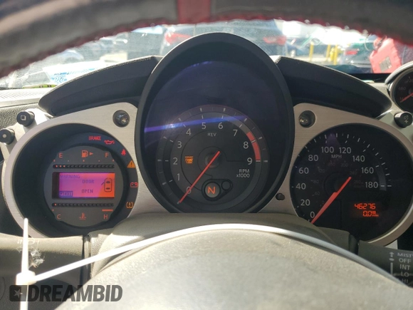 2017 Nissan 370Z with VIN JN1AZ4EH0HM953203, listed as a Copart auction lot 85980784 with 46,276 mi miles and Salvage title. Bid and sale history available at DreamBid. Image 9.