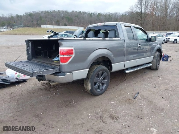 2012 Ford F-150 XL with VIN 1FTFX1CF3CFC47736, listed as a IAAI auction lot 41731438 with 126,968 mi miles. Bid and sale history available at carsss.com. Image 4.