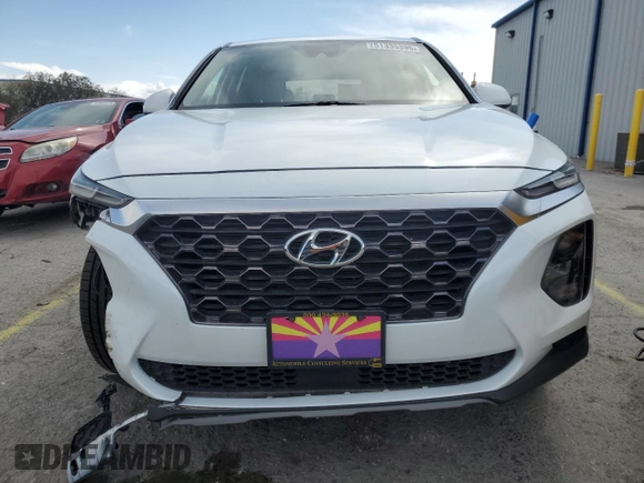 2019 Hyundai Santa Fe SE with VIN 5NMS23AD2KH100402, listed as a Copart auction lot 51335395 with 49,605 mi miles and Salvage Title. Bid and sale history available at carsss.com. Image 5.