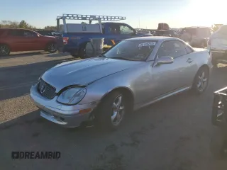 2004 Mercedes-Benz SLK-Class with VIN WDBKK65F44F307921, listed as a Copart auction lot 80109254 with 53,941 mi miles and Salvage Title. Bid and sale history available at carsss.com. Image 1.