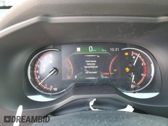 2024 Toyota RAV4 XLE with VIN 2T3P1RFV0RC449191, listed as a Copart auction lot 47747415 with 20,185 mi miles and Salvage Title. Bid and sale history available at DreamBid. Image 9.