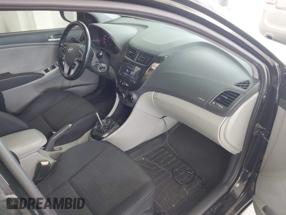 2012 Hyundai Accent GLS with VIN KMHCT4AE2CU042023, listed as a IAAI auction lot 42834849 with 139,524 mi miles and . Bid and sale history available at DreamBid. Image 5.