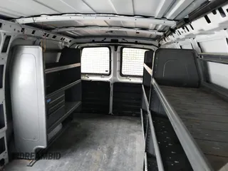 2011 Chevrolet Express Cargo Van with VIN 1GCWGFBA4B1130889, listed as a IAAI auction lot 42071892 with 340,031 mi miles. Bid and sale history available at carsss.com. Image 8.