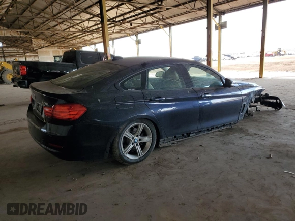 2015 BMW 4 Series 428i with VIN WBA4A5C58FD410238, listed as a Copart auction lot 42654295 with 72,262 mi miles and Salvage Title. Bid and sale history available at DreamBid. Image 3.