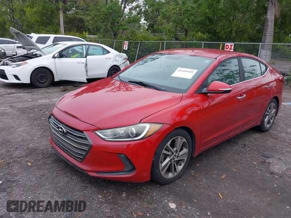 2017 Hyundai Elantra SE z VIN 5NPD84LF7HH052757, wystawiony jako IAAI lot #41409185 z przebiegiem 179 954 mil mil oraz . Historia ofert i sprzedaży dostępna na DreamBid. Obrazek 17.