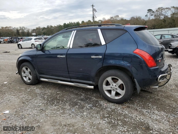 2005 Nissan Murano SL with VIN JN8AZ08W55W416234, listed as a Copart auction lot 83548504 with 166,291 mi miles and Salvage Title. Bid and sale history available at carsss.com. Image 2.