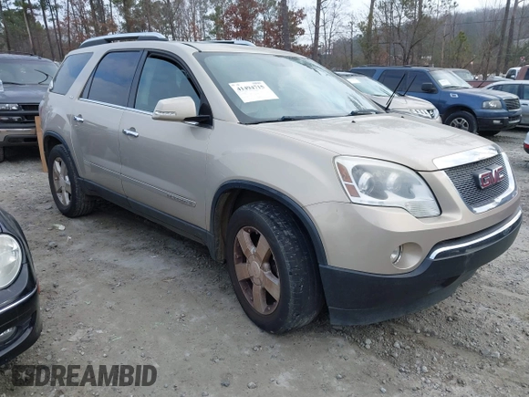 2008 GMC Acadia SLT2 with VIN 1GKER33708J117593, listed as a IAAI auction lot 41494715 with 245,279 mi miles. Bid and sale history available at carsss.com. Image 1.