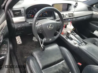 2013 Lexus LS 460 with VIN JTHCL5EF9D5018860, listed as a Copart auction lot 62862525 with 85,094 mi miles and Salvage title. Bid and sale history available at DreamBid. Image 8.