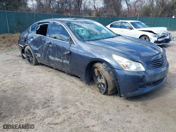 2008 Infiniti G35 Sedan x with VIN JNKBV61F38M279608, listed as a IAAI auction lot 41813305 with 114,518 mi miles. Bid and sale history available at carsss.com. Image 1.