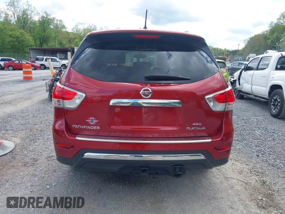 2013 Nissan Pathfinder SV with VIN 5N1AR2MM1DC641760, listed as a IAAI auction lot 42156769 with 149,850 mi miles and . Bid and sale history available at DreamBid. Image 16.