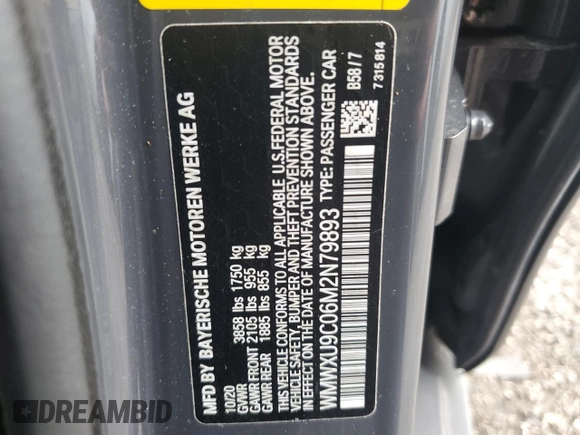 2021 MINI Hardtop 4 Door Cooper S z VIN WMWXU9C06M2N79893, wystawiony jako Copart lot #60160654 z przebiegiem 37 054 mil mil oraz Nie do naprawy • Non repairable. Historia ofert i sprzedaży dostępna na DreamBid. Obrazek 13.