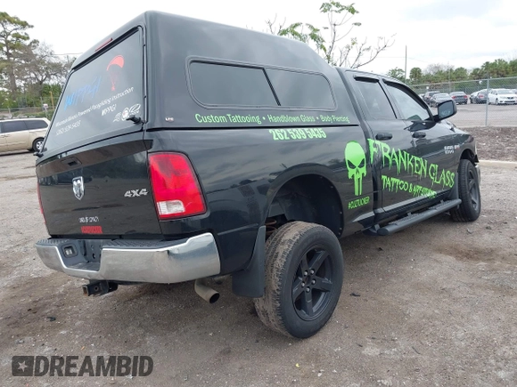 2014 Ram 1500 Tradesman with VIN 1C6RR7FT3ES345596, listed as a IAAI auction lot 41611084 with 101,496 mi miles. Bid and sale history available at carsss.com. Image 4.