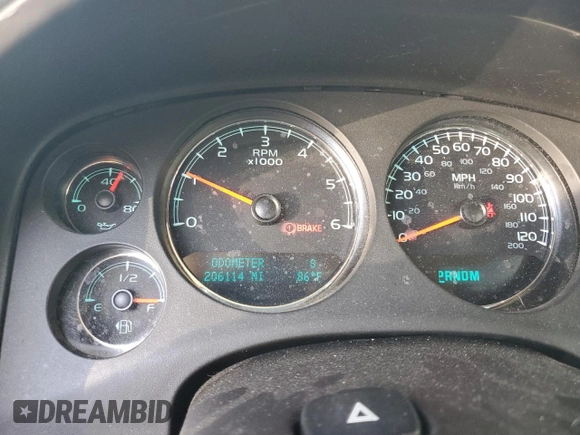 2010 GMC Yukon Denali with VIN 1GKUKEEF1AR277683, listed as a Copart auction lot 69675654 with 206,114 mi miles and Salvage Title. Bid and sale history available at carsss.com. Image 9.