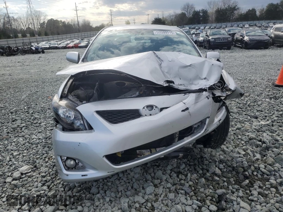 2009 Toyota Corolla with VIN 1NXBU40E89Z082576, listed as a Copart auction lot 50599915 with 208,305 mi miles and Salvage Title. Bid and sale history available at carsss.com. Image 5.