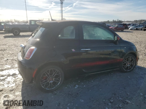 2017 FIAT 500 Abarth z VIN 3C3CFFFH1HT598484, wystawiony jako Copart lot #84770214 z przebiegiem 79 992 mil mil oraz Czysty tytuł • Clean title. Historia ofert i sprzedaży dostępna na DreamBid. Obrazek 3.