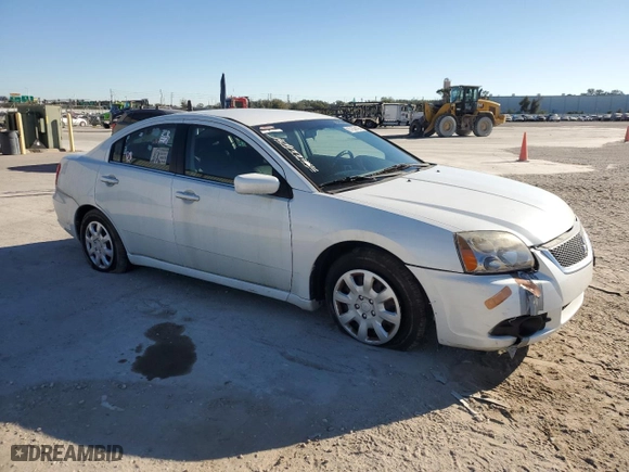 2012 Mitsubishi Galant ES with VIN 4A32B3FFXCE012936, listed as a Copart auction lot 87858195 with 113,168 mi miles and Salvage Title. Bid and sale history available at carsss.com. Image 4.