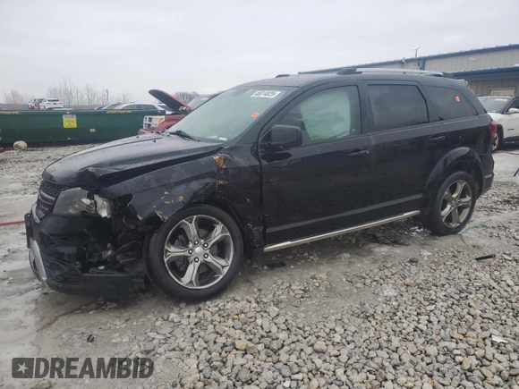 2016 Dodge Journey Crossroad with VIN 3C4PDCGG3GT181907, listed as a Copart auction lot 46814825 with Not provided miles and Clean title. Bid and sale history available at DreamBid. Image 1.