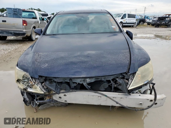 2007 Lexus LS 460 with VIN JTHBL46F175051764, listed as a Copart auction lot 58608215 with 178,084 mi miles and Salvage title. Bid and sale history available at DreamBid. Image 5.