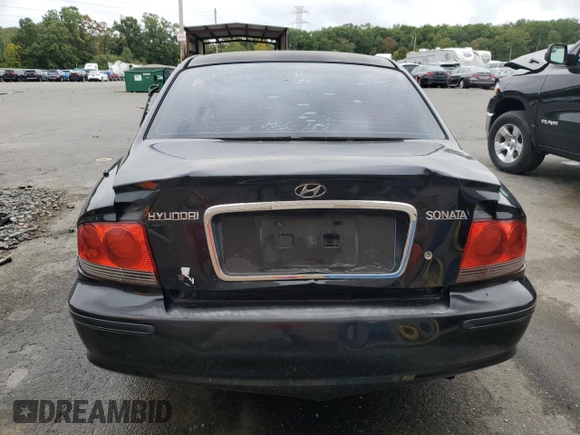 2005 Hyundai Sonata GL with VIN KMHWF25S05A128122, listed as a Copart auction lot 71643684 with 172,328 mi miles and Salvage Title. Bid and sale history available at carsss.com. Image 6.