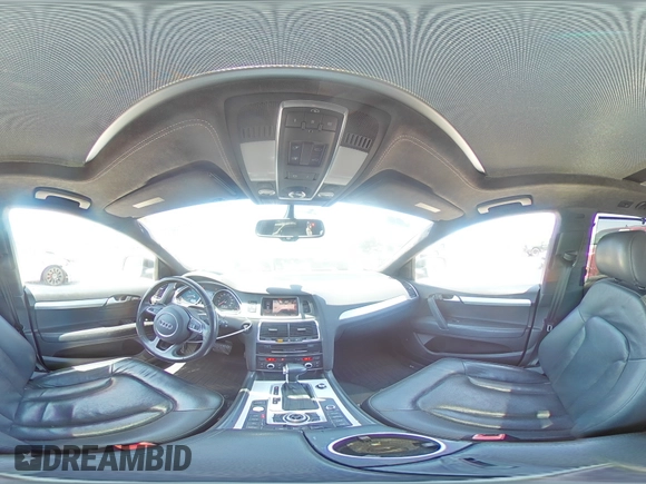 2015 Audi Q7 S line Prestige with VIN WA1DGAFE9FD002055, listed as a Copart auction lot 58073635 with 165,304 mi miles and Salvage title. Bid and sale history available at DreamBid. Image 14.