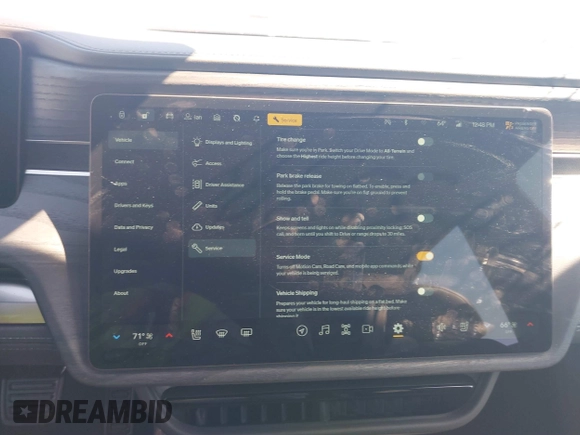 2025 Rivian R1S Adventure z VIN 7PDSGBBA1SN060468, wystawiony jako IAAI lot #41711770 z przebiegiem 2865 mil mil oraz . Historia ofert i sprzedaży dostępna na DreamBid. Obrazek 19.