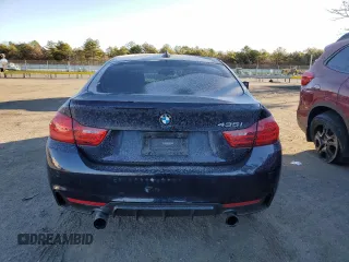 2015 BMW 4 Series 435i with VIN WBA4B1C51FG241555, listed as a Copart auction lot 82226744 with 94,350 mi miles and Salvage Title. Bid and sale history available at DreamBid. Image 6.