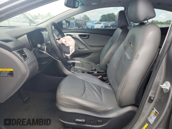 2013 Hyundai Elantra Limited with VIN 5NPDH4AE1DH172008, listed as a Copart auction lot 55026315 with 161,632 mi miles and Salvage Title. Bid and sale history available at DreamBid. Image 7.