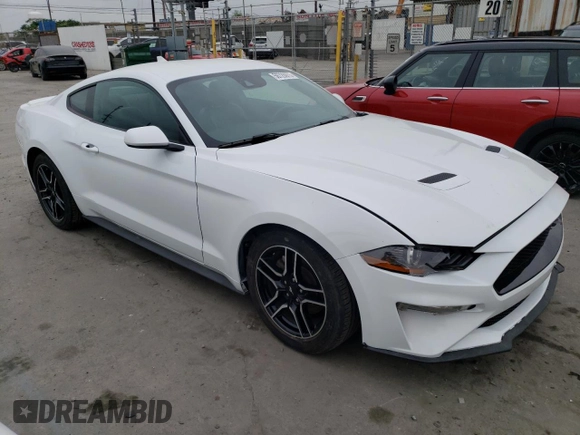 2022 Ford Mustang EcoBoost with VIN 1FA6P8TH2N5100400, listed as a Copart auction lot 56720973 with 25,804 mi miles and . Bid and sale history available at DreamBid. Image 4.
